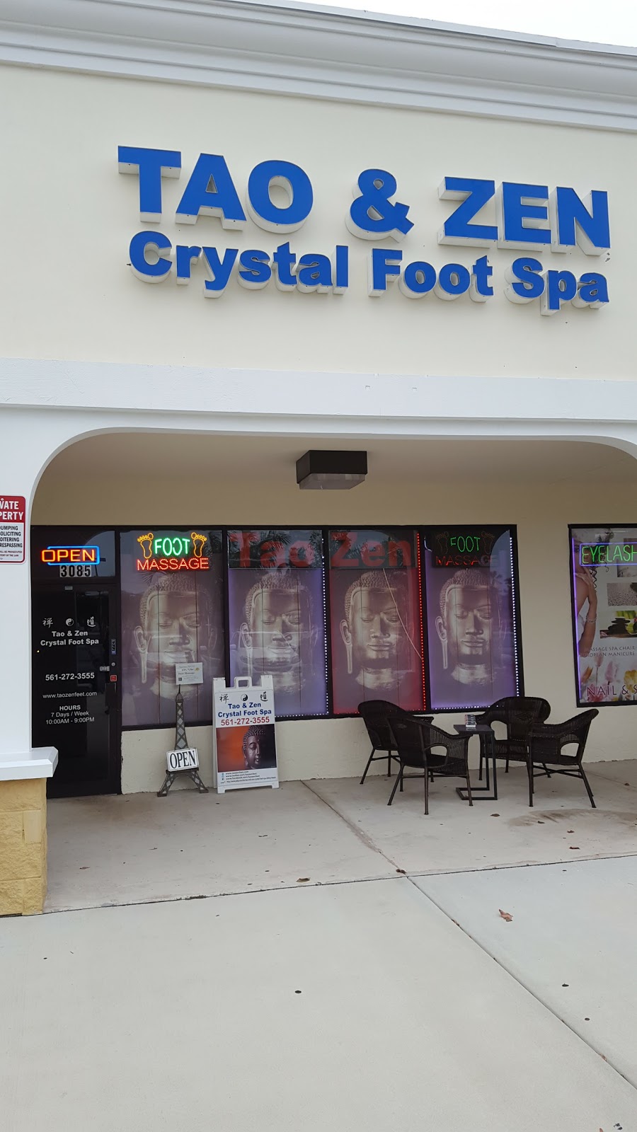 Tao & Zen Crystal Foot Spa Phone (561) 2723555
