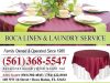 Boca Linen laundry and party rentals