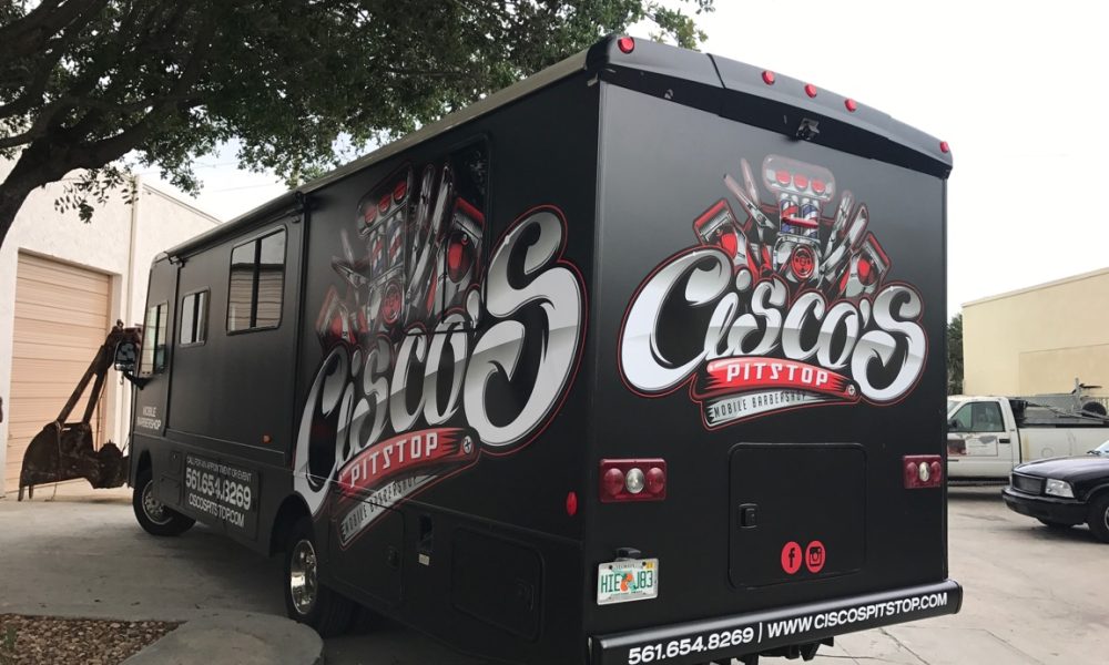 Cisco's Pit Stop Mobile Barbershop