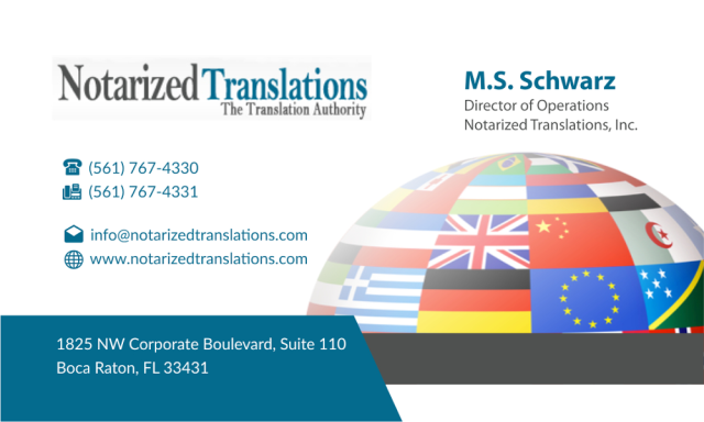 Notarized Translations, Inc.