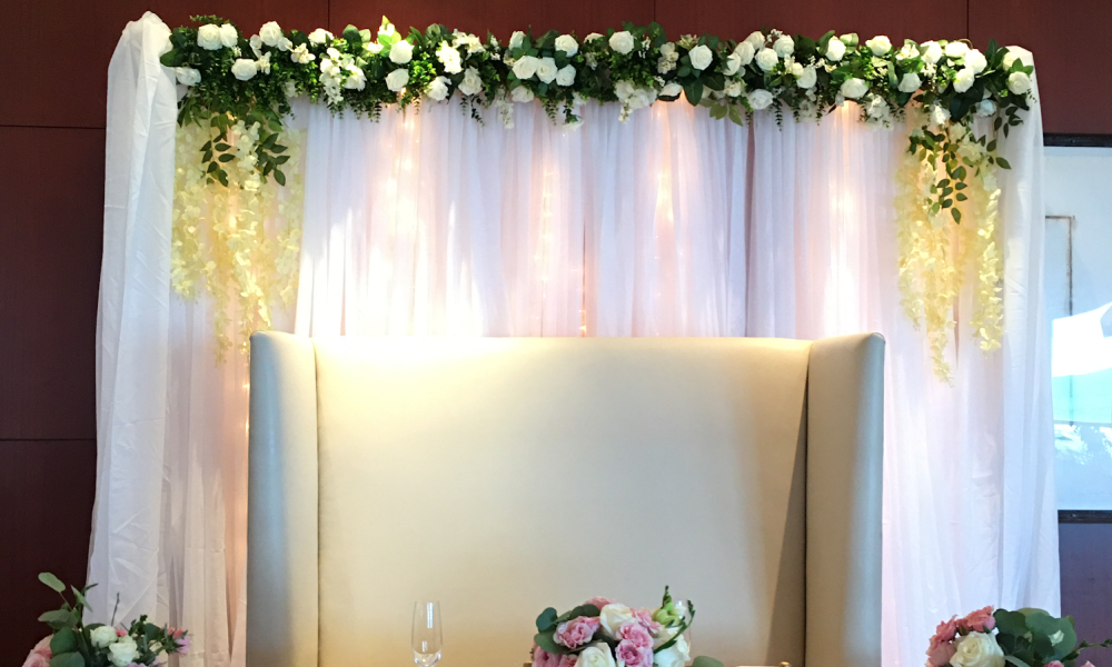 Event Drapery and Lighting Decor