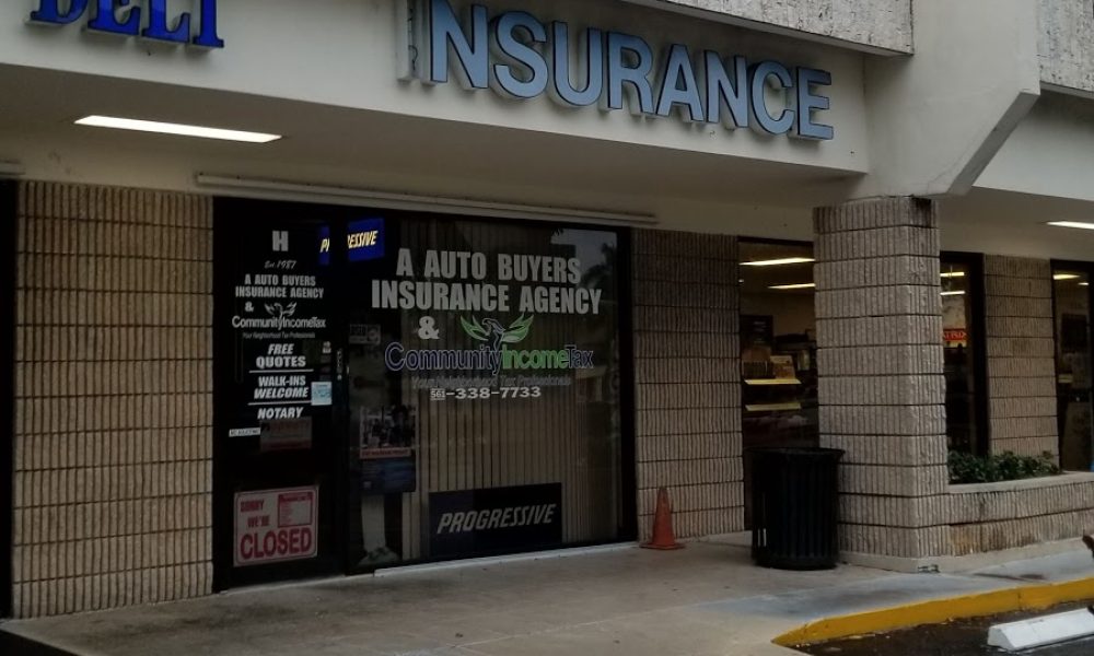 A Auto Buyers Insurance Agency & Community Income Tax