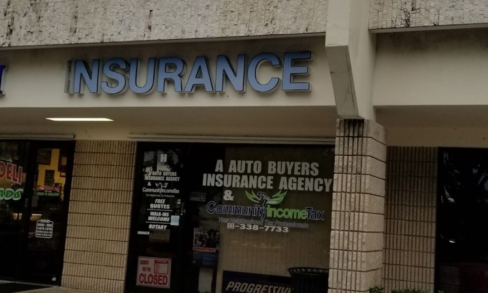 A Auto Buyers Insurance Agency & Community Income Tax