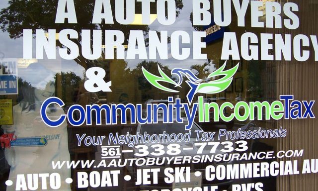 A Auto Buyers Insurance Agency & Community Income Tax