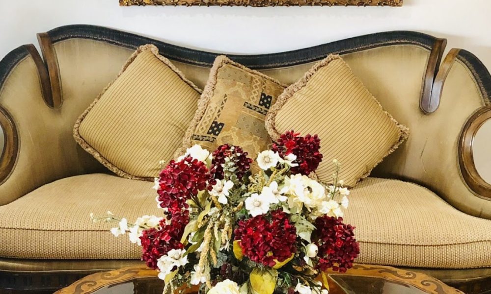 Golden Swan by the lake