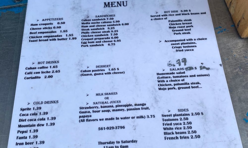 Mobile Cuban Cafeteria
