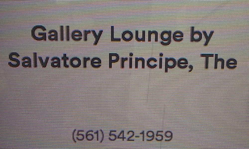 The gallery lounge