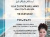 Ula Zucker Williams, Real Estate Advisor, Compass Florida